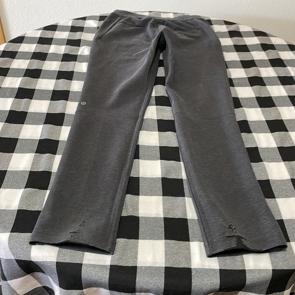 Lululemon Sweatpants Joggers Men's Size Small Zip Pockets Gray Drawstring - Picture 14 of 16